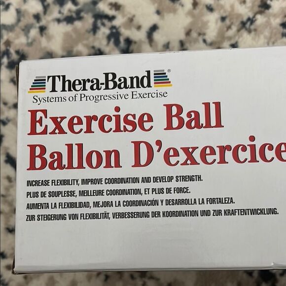 Thera-Band Exercise Ball - Blue - Picture 2 of 4